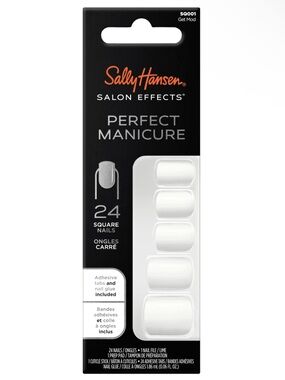 Sally Hansen Perfect Manicure White Square Nails